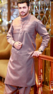 premium coffee brown shalwar kameez